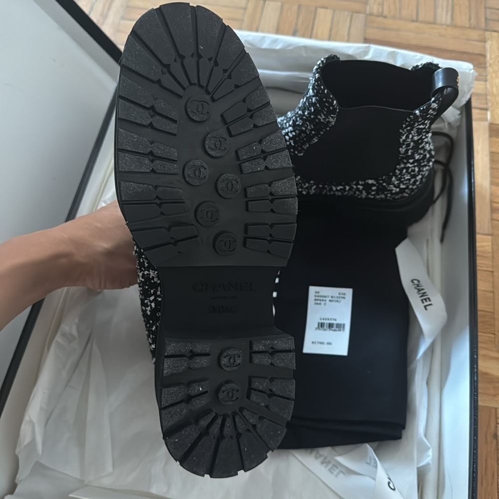 Chanel Tweed Boot - Picture 3 of 5